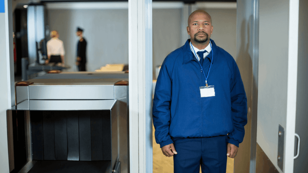 Security Officer providing professional access control and patrolling services